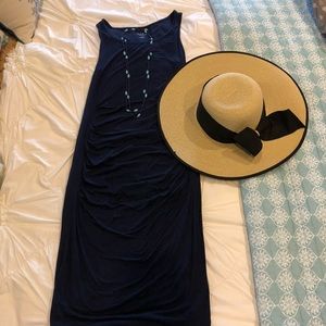 Isabel Maternity mid length stretchy dress